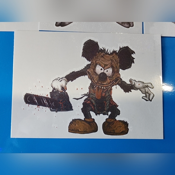 Set of 10 Terror Toons Temporary Tattoos, Cartoon Characters As Horror Stars - Picture 5 of 7